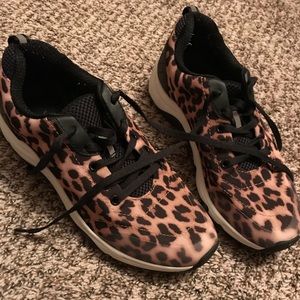 Leopard print sneakers